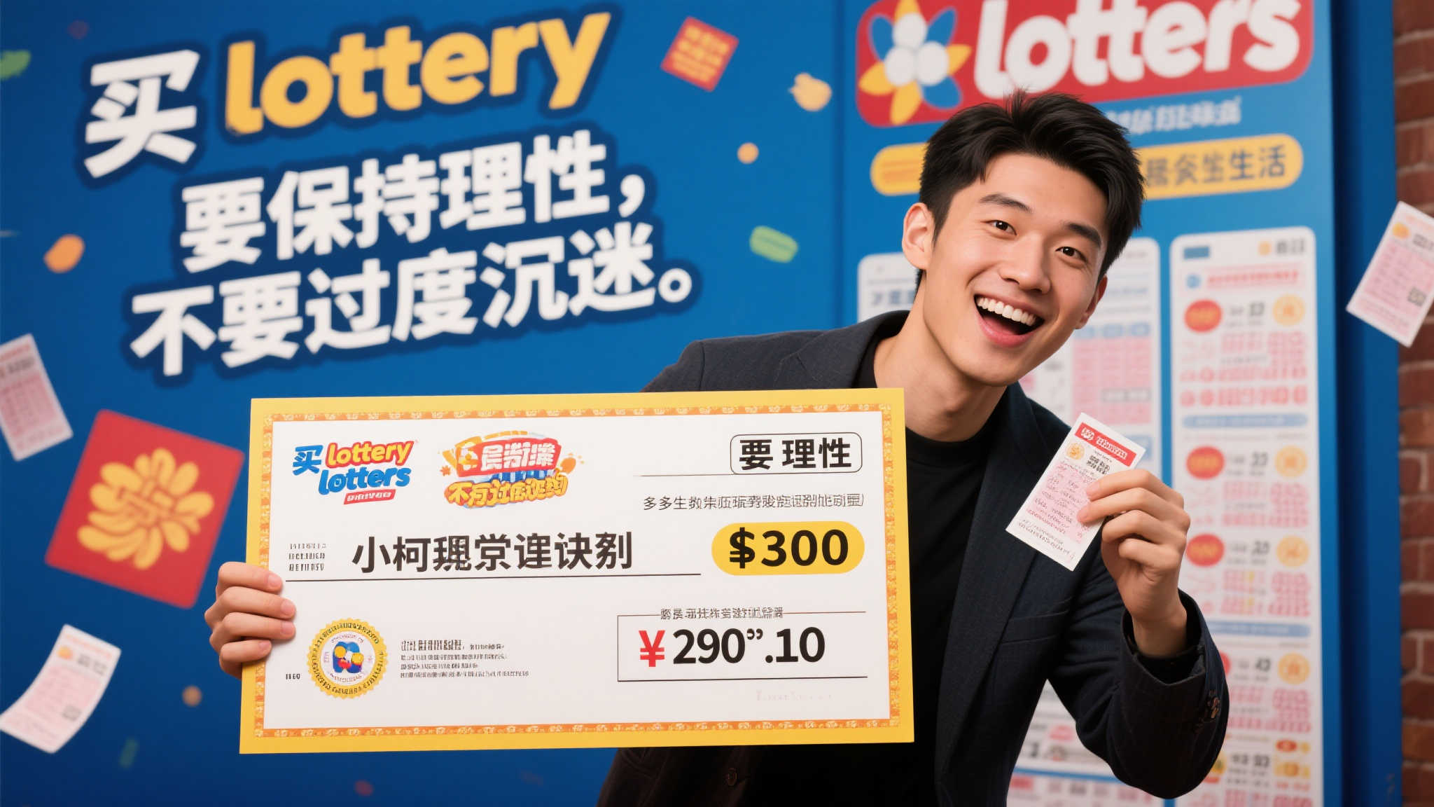 青年10元喜中双色球681万 大奖前刮刮乐先中100元 青年10元喜中双色球681万 大奖前刮刮乐先中100元