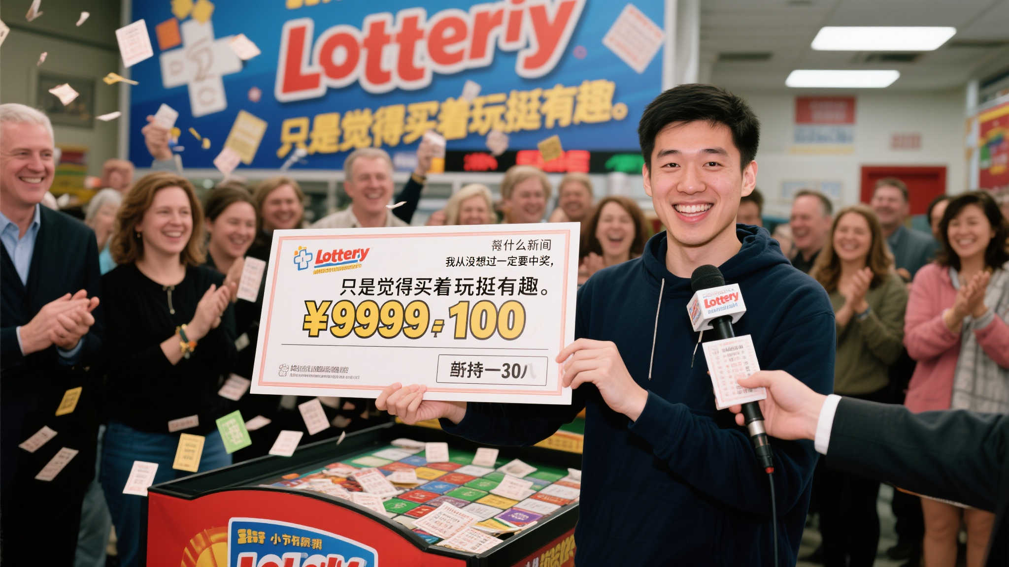 小伙购彩仅两月喜中大乐透2554万 现场慷慨捐款5万 小伙购彩仅两月喜中大乐透2554万 现场慷慨捐款5万