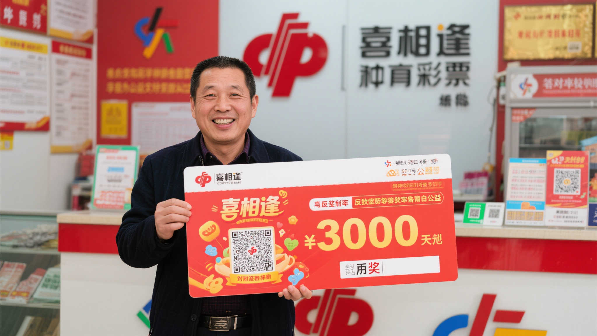 福彩忠实粉丝喜中‘喜相逢’百万大奖：坚持购彩助力公益
