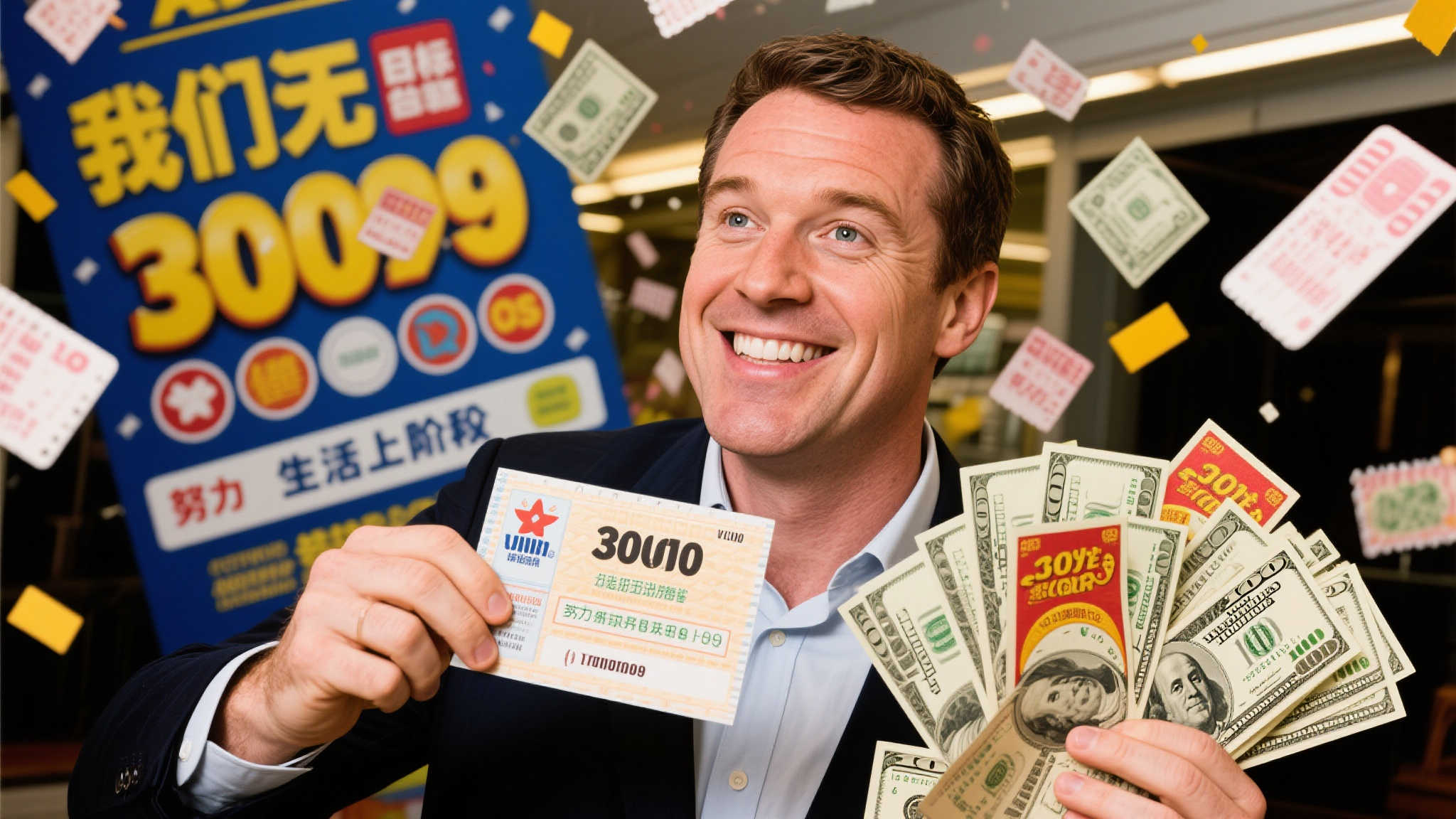 男子坚持守号一年终获大乐透3080万，计划用奖金创业