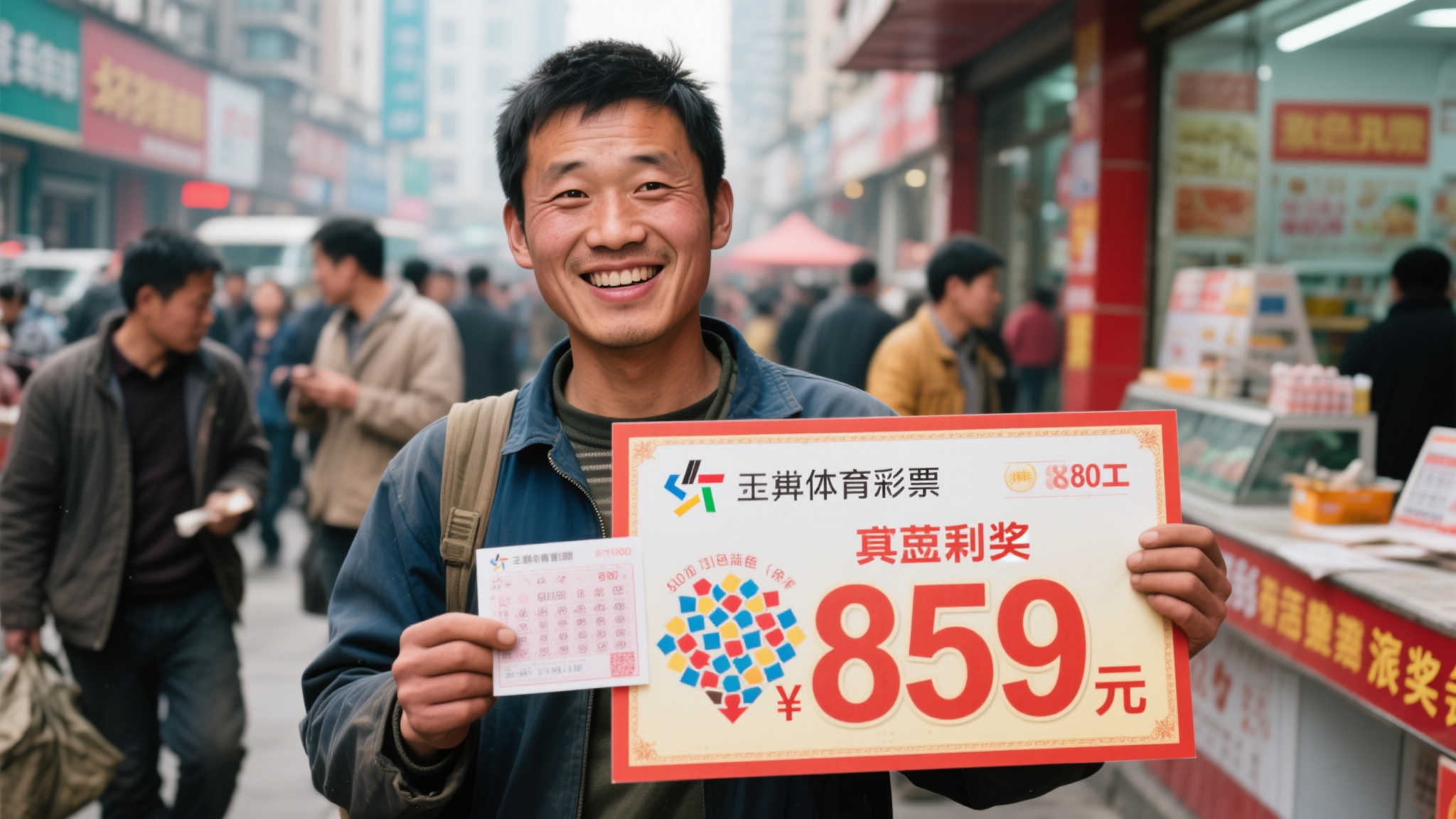 80后打工者异乡中双色球859万：遗憾错过派奖机会