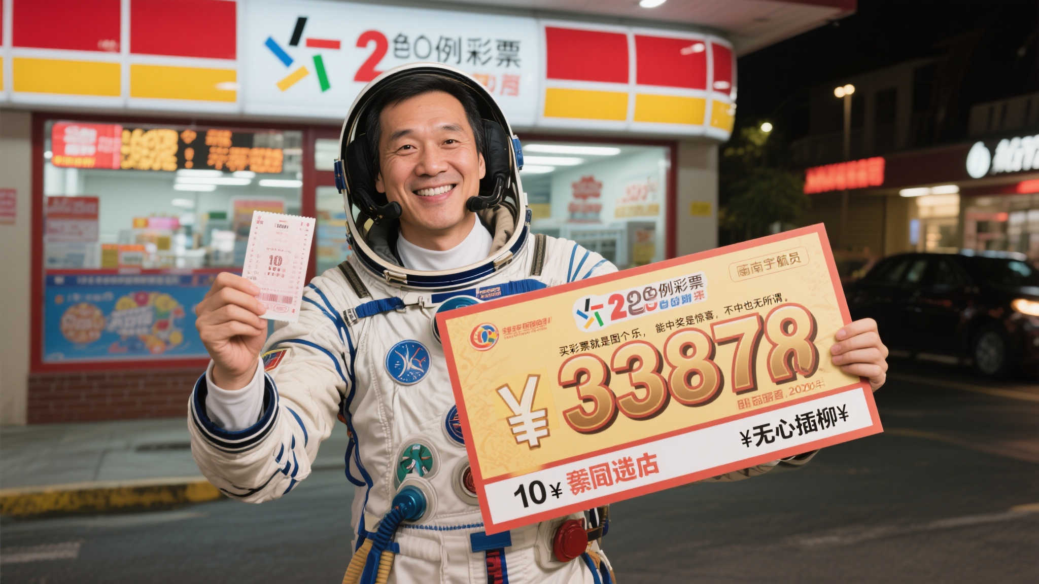 双色球3387万大奖得主变身“宇航员”，灵感突现决定倍投