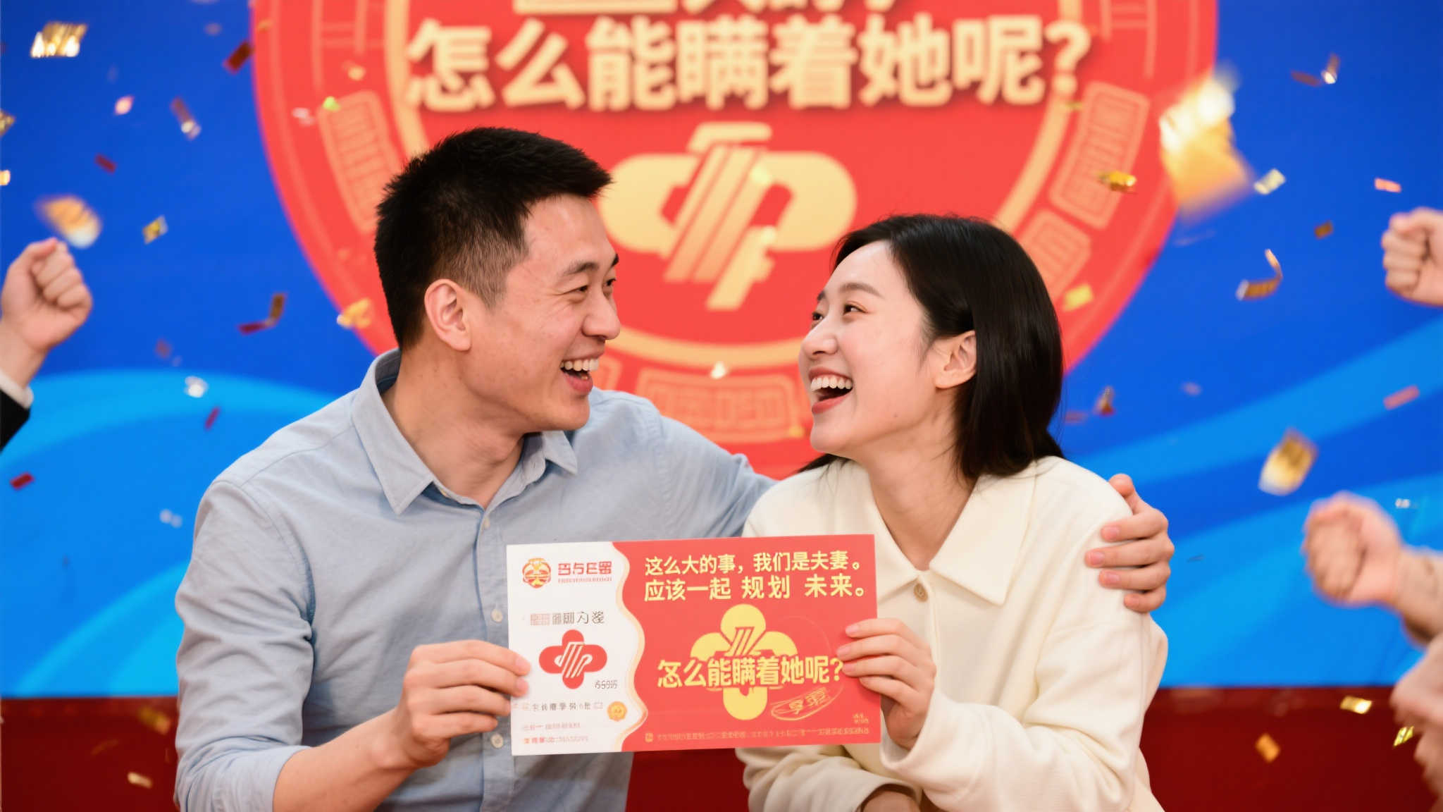 80后机选百元复式票中大乐透680万：第一时间与妻子分享喜讯