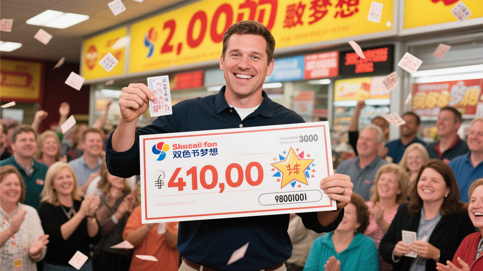 男子仅花4元中双色球千万大奖 盼再次邂逅幸运