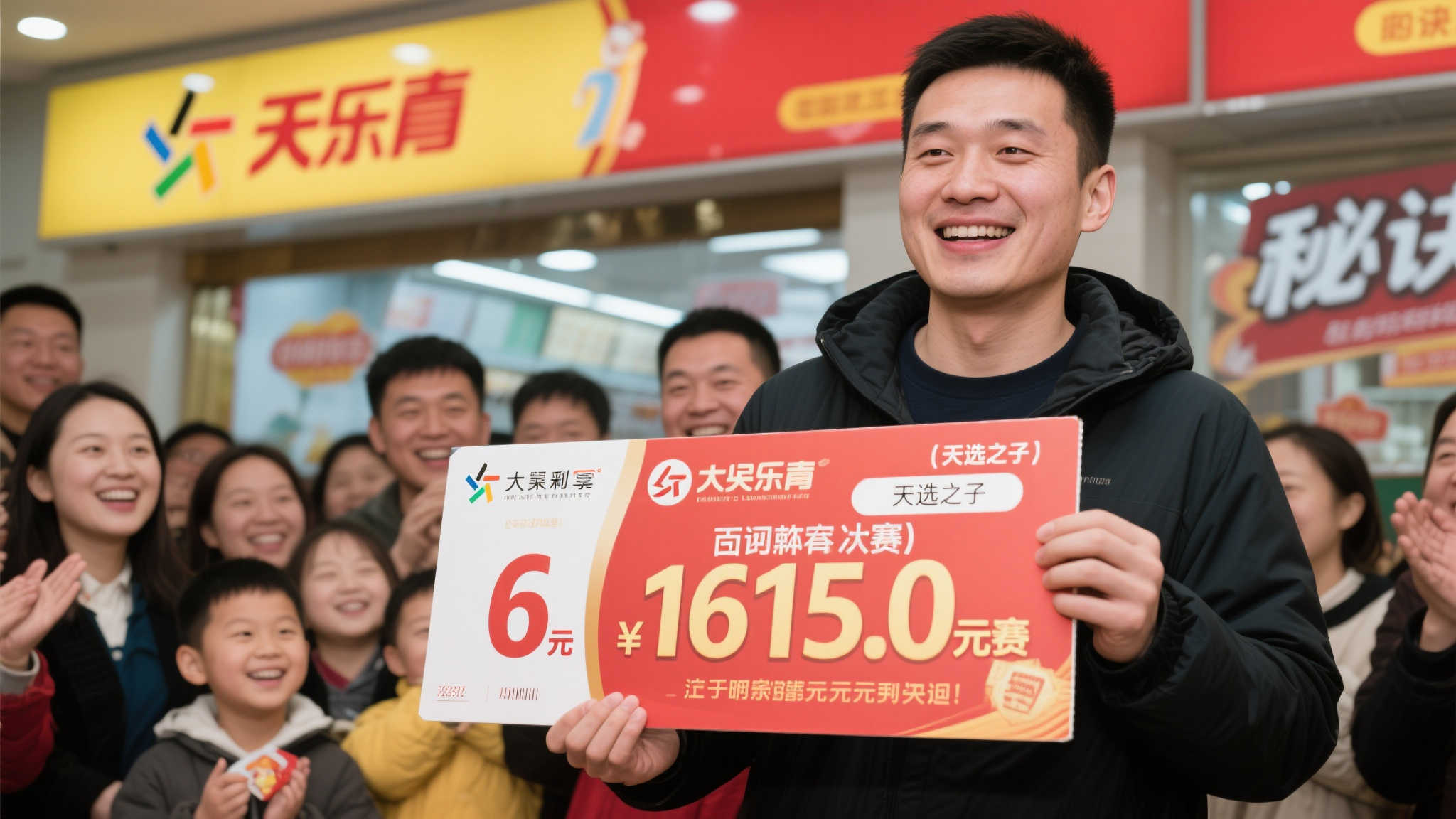 男子6元随机选票喜中大乐透1615万：感觉如梦似幻