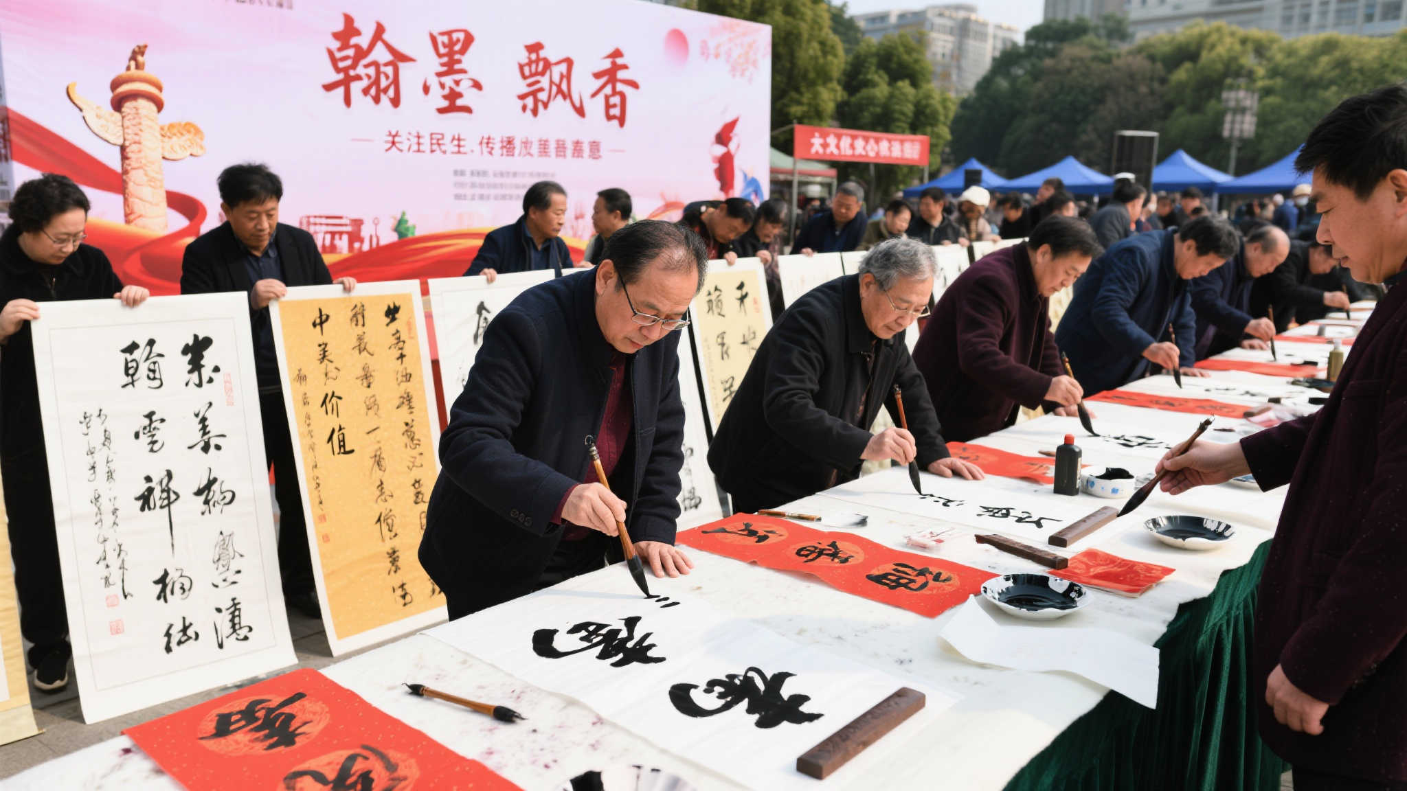 枣庄福彩翰墨传情,温暖万家送福活动 枣庄福彩翰墨传情,温暖万家送福活动