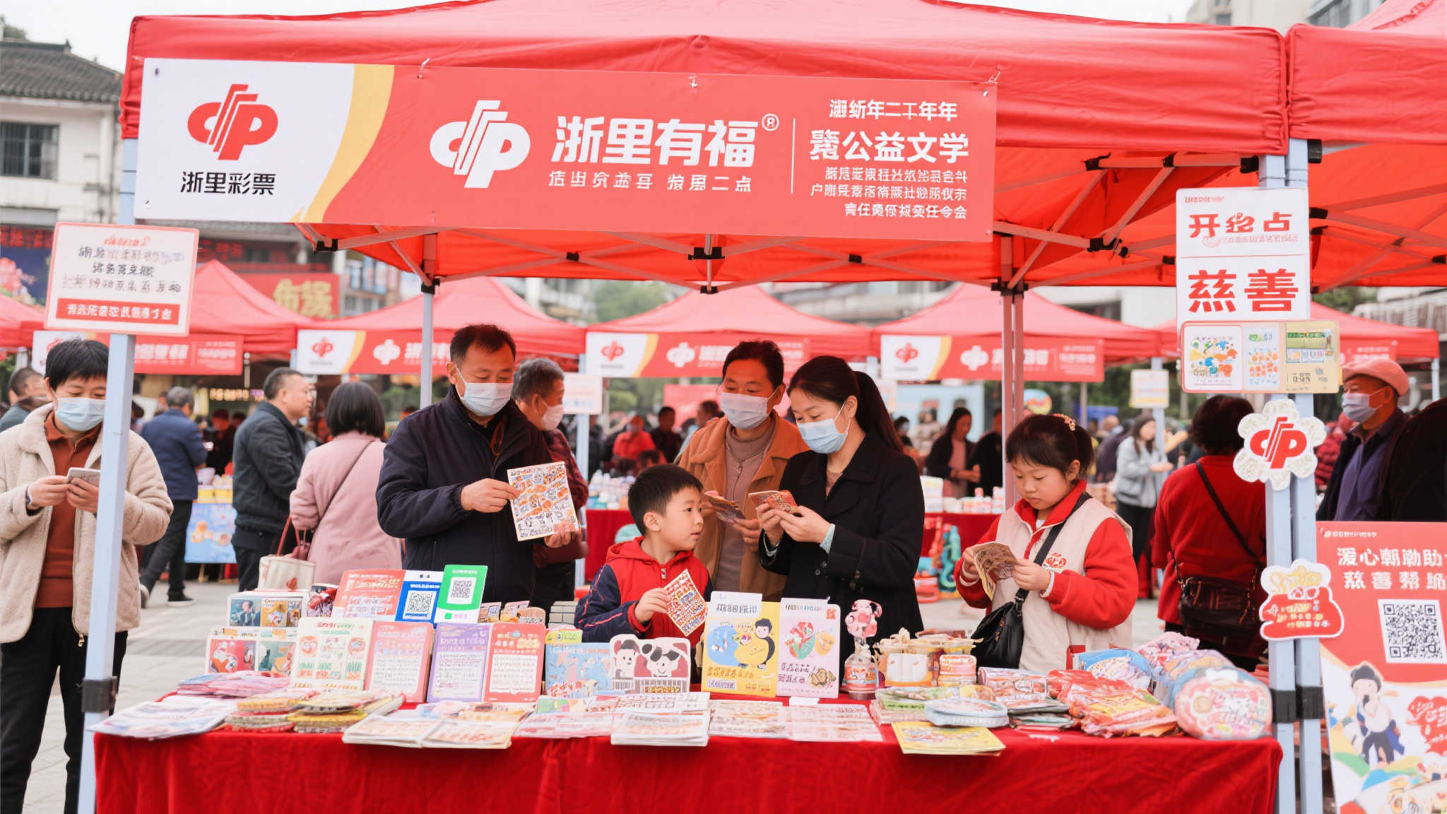 浙里献爱心，丽水福彩公益义卖暖人心