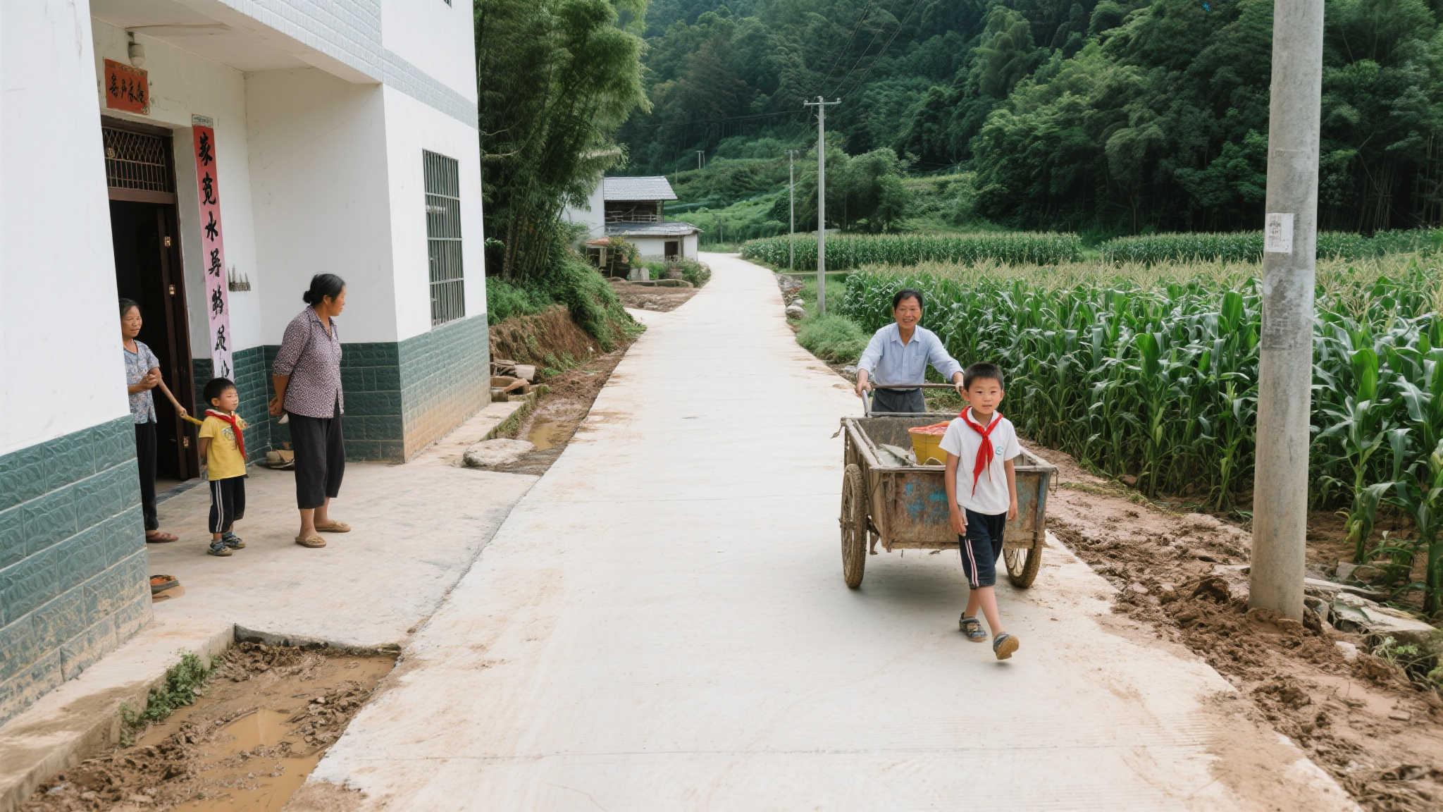 公益金添动力，东旺坪村焕新颜迎幸福
