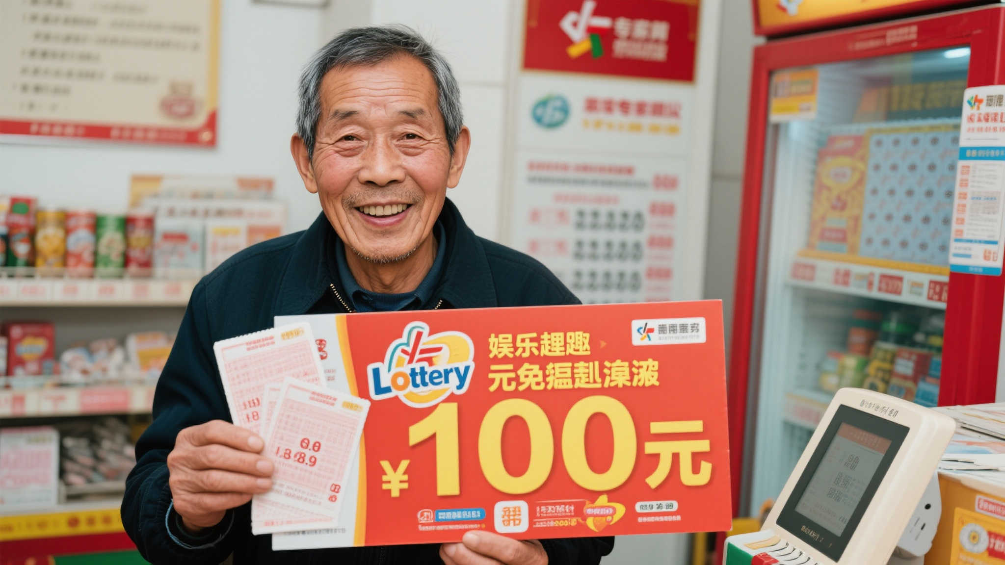 老彩民10元中双色球552万 当晚全家欢聚共庆喜悦