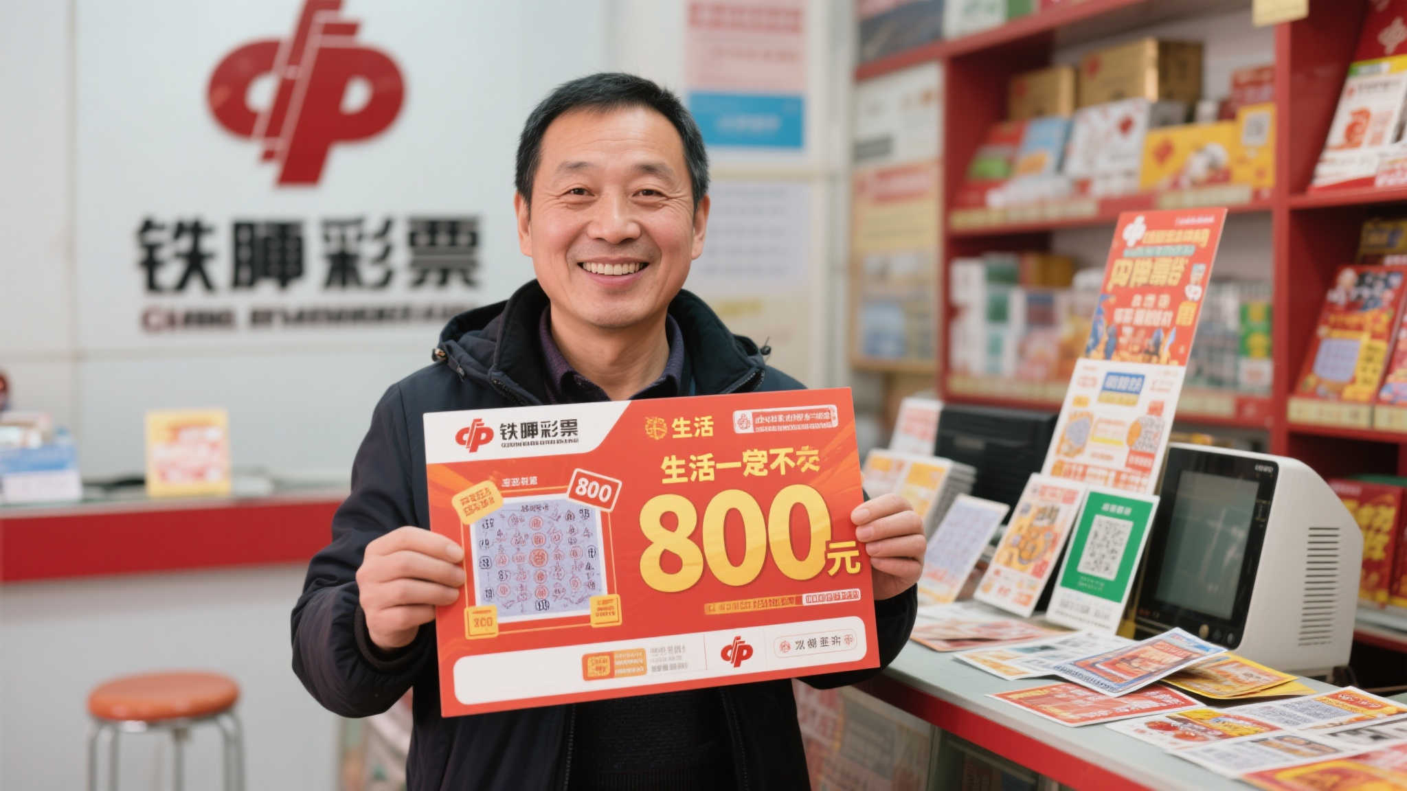 福彩忠实粉丝喜中80万大奖 平常爱刮散票碰运气