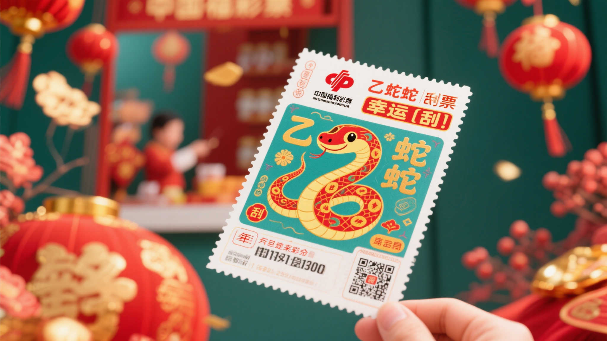 欢庆新春,福彩刮刮乐蛇年生肖票热销登场! 欢庆新春,福彩刮刮乐蛇年生肖票热销登场!