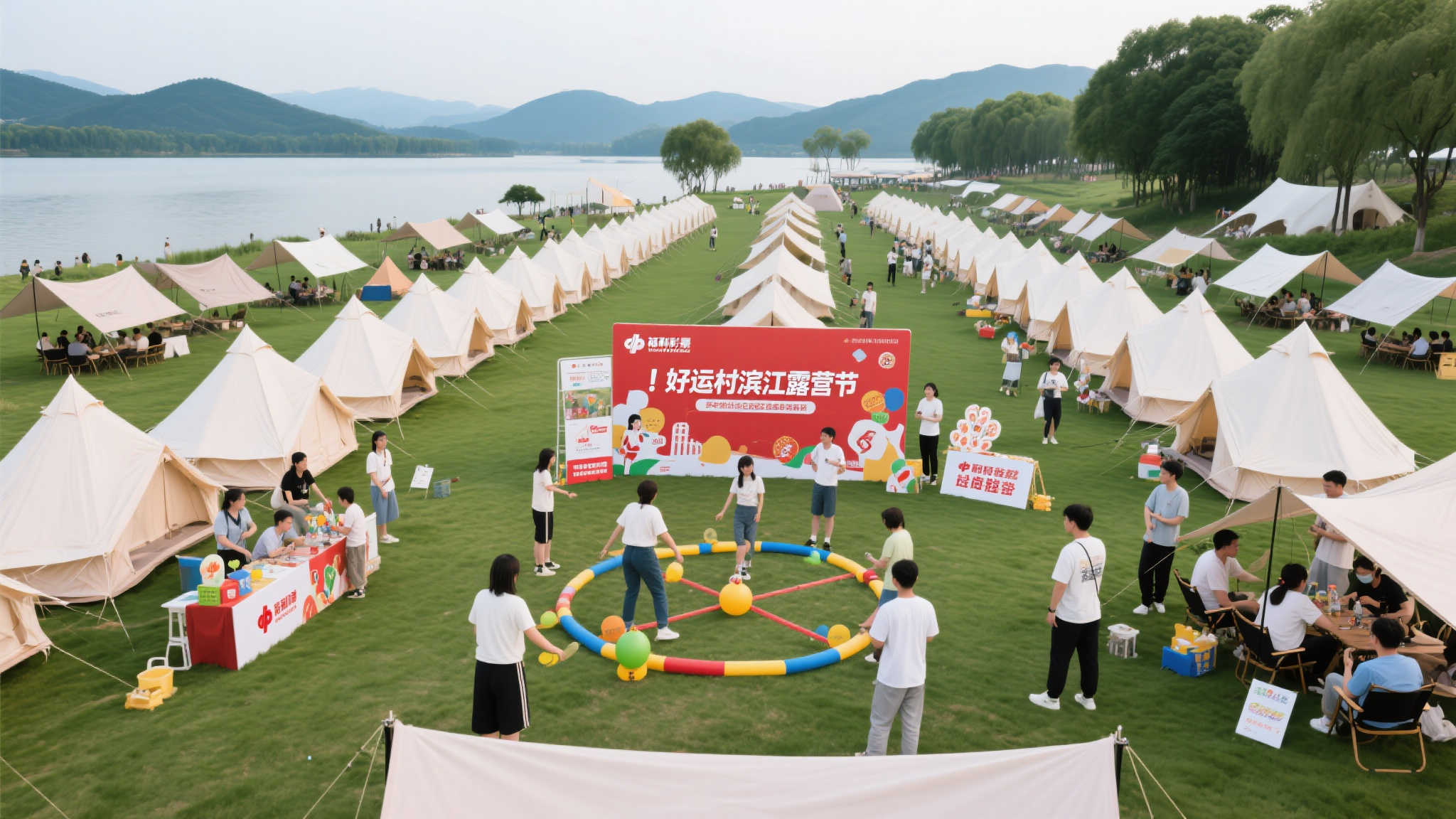 广西好运村滨江露营节：沉浸式公益体验引领福彩新风潮