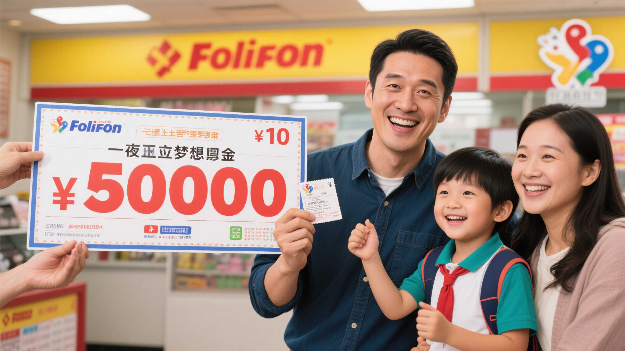 男子10元机选喜中500万福彩 奖金将投入子女教育基金
