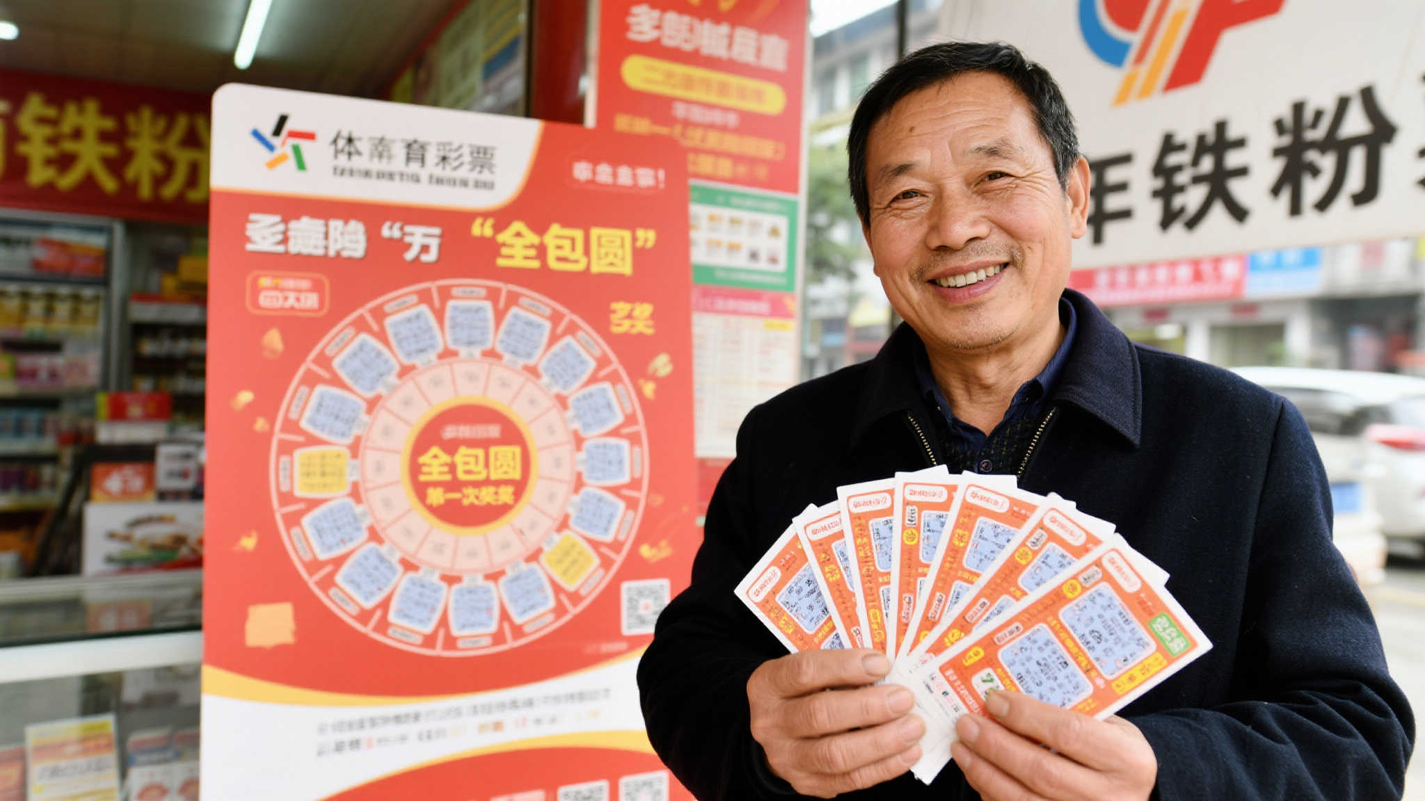 铁杆彩民包揽彩票刮出百万大奖：欲提升家人生活质量