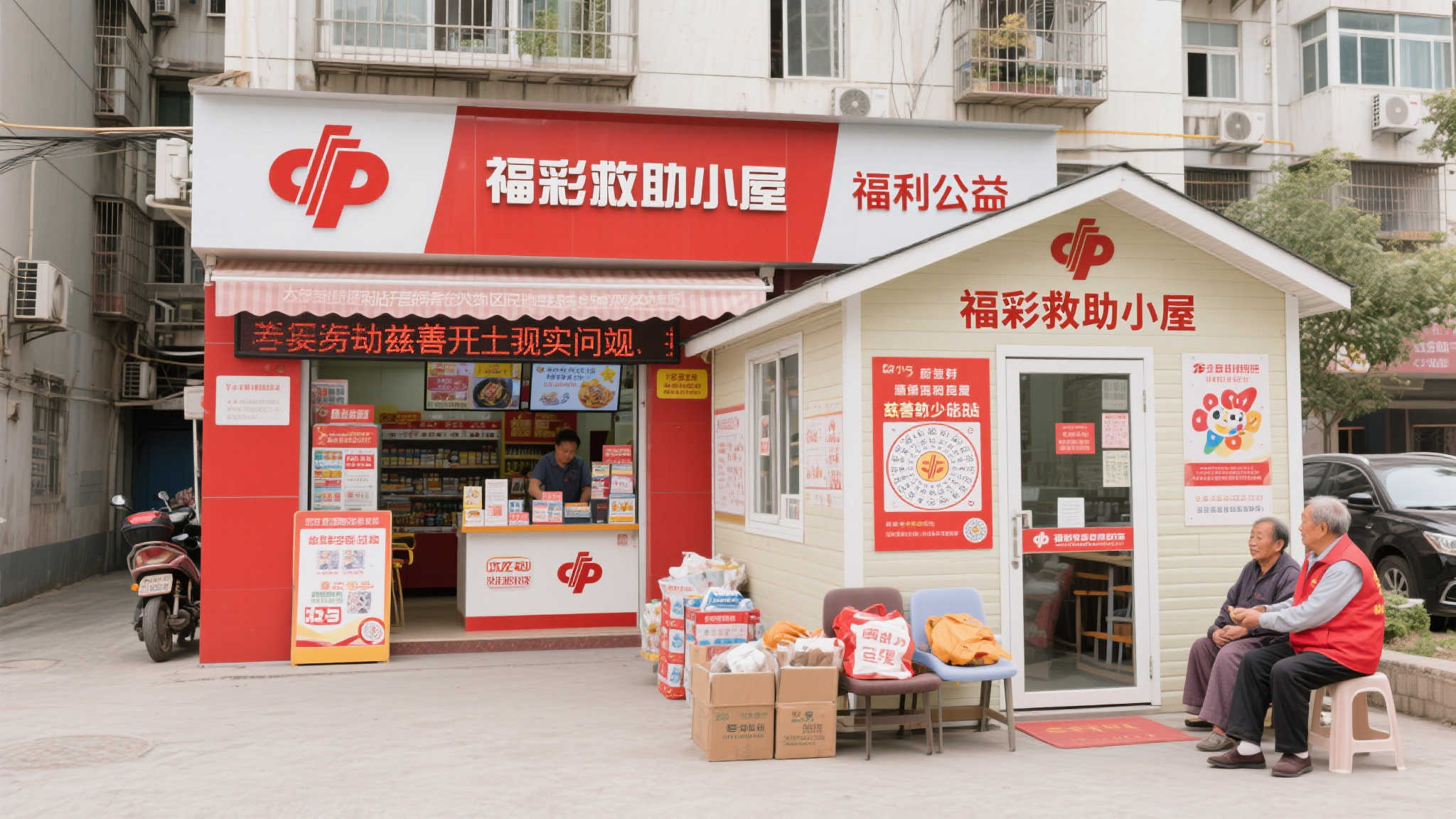 福彩站点化身暖心救助空间 福彩站点化身暖心救助空间