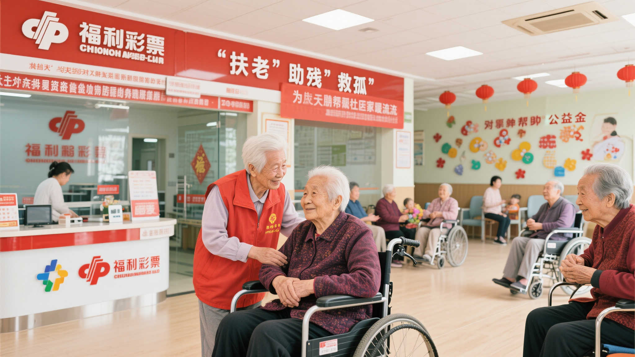 福彩支持老年福祉，构建幸福晚年生活圈