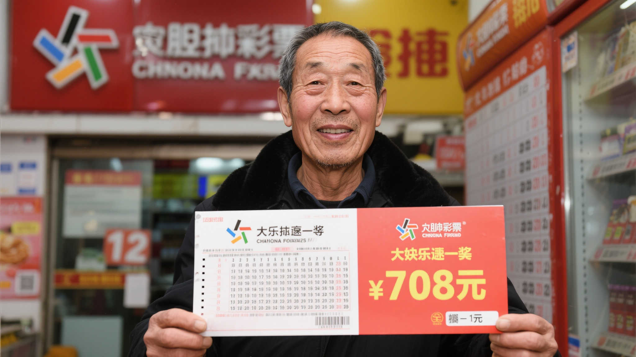 老彩民12元胆拖票揽获大乐透708万:不追加也无憾 老彩民12元胆拖票揽获大乐透708万:不追加也无憾