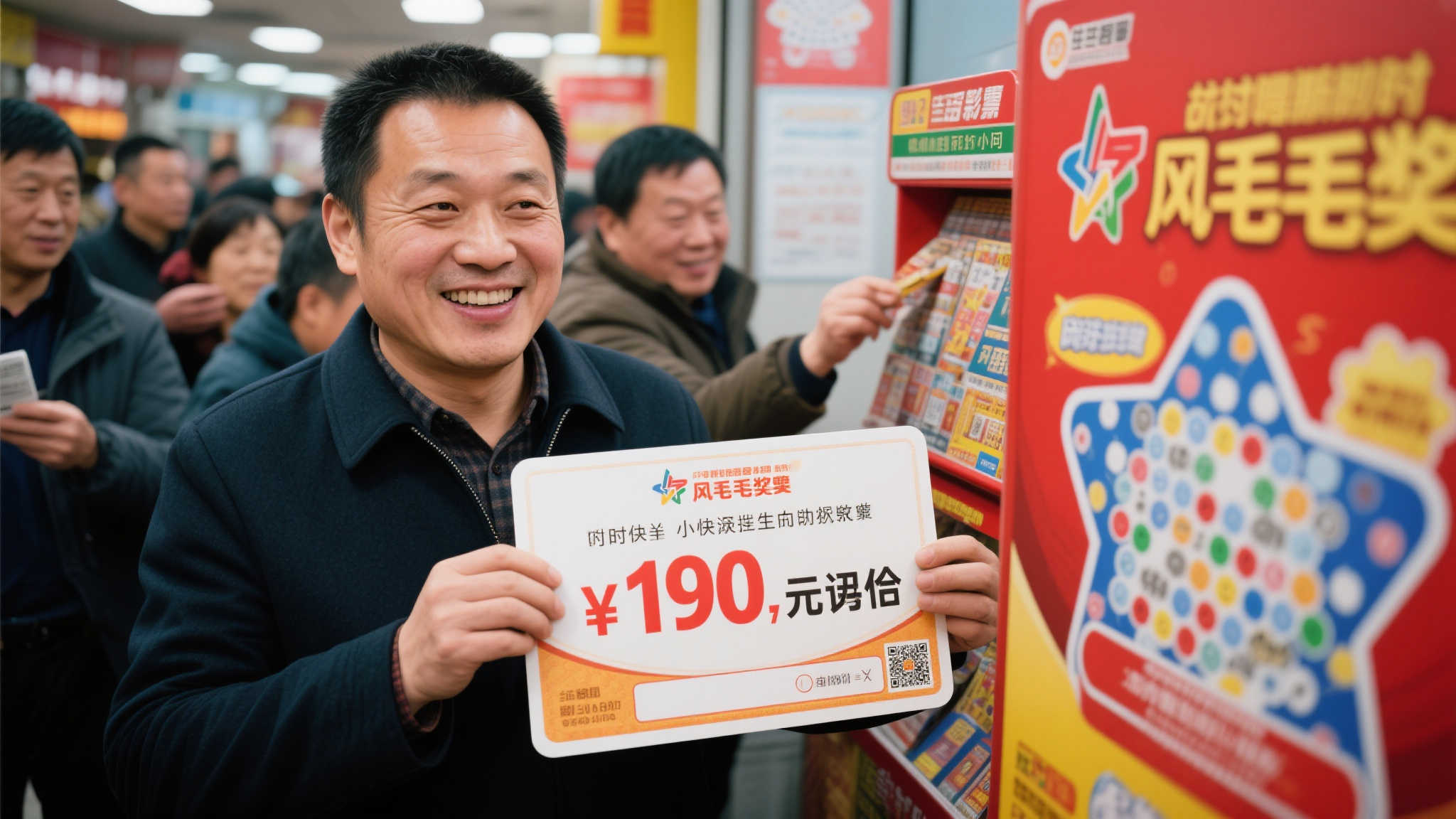 男子最后一刻购彩揽获“快乐8”500万大奖，笑称全靠缘分