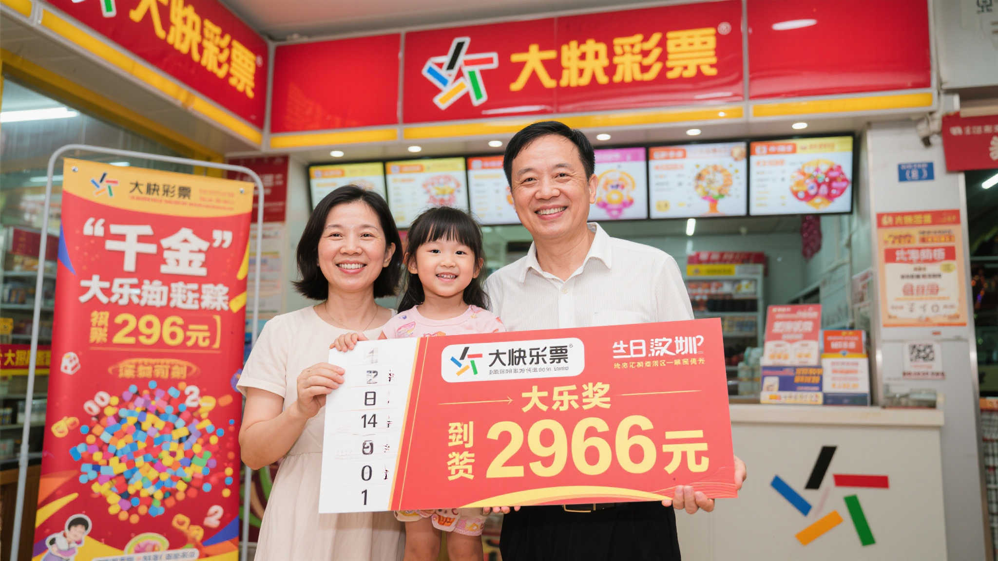 家有双喜，女儿生日成幸运日，深圳彩民斩获大乐透2296万大奖